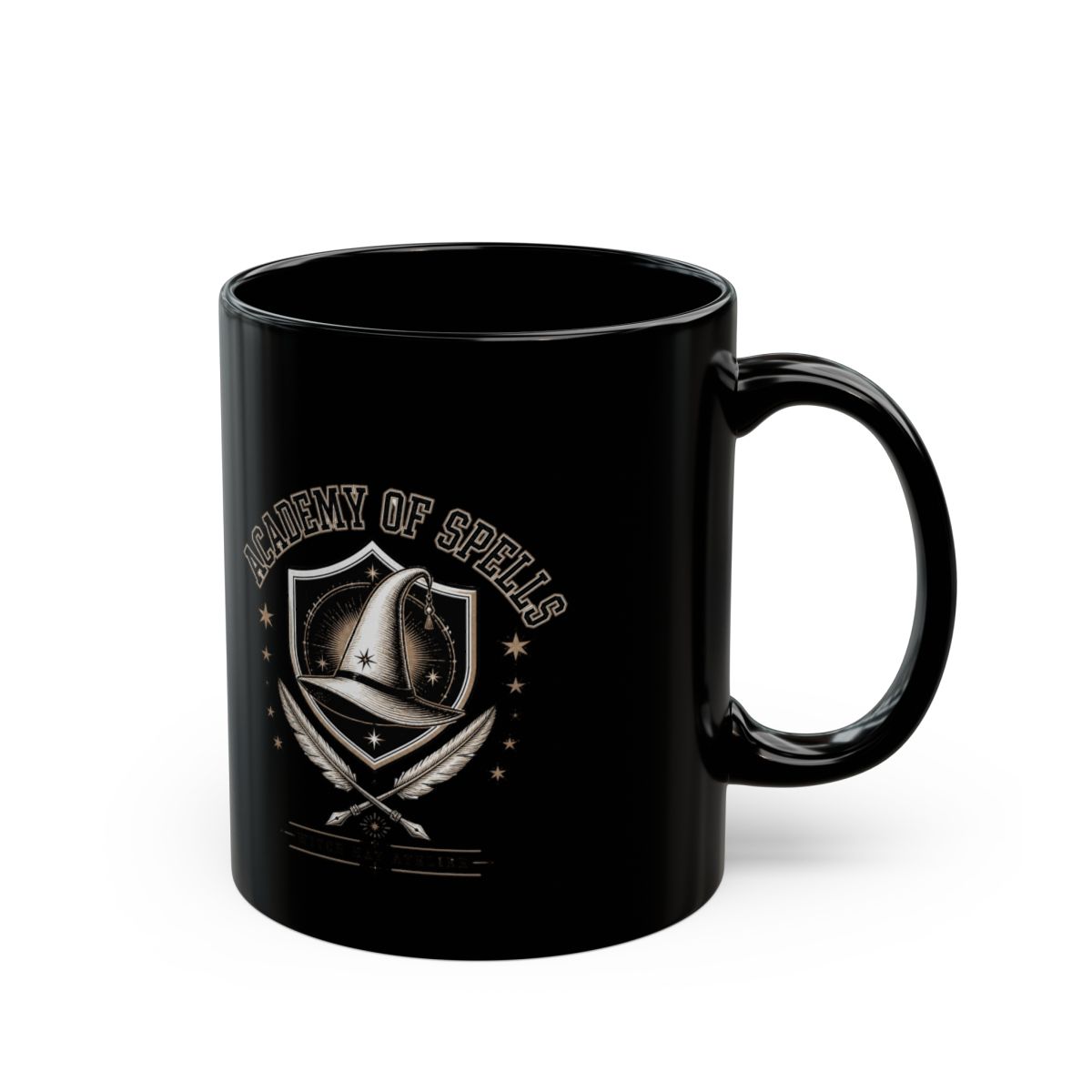 Witch Hat Atelier "Academy of Spells" Black Mug