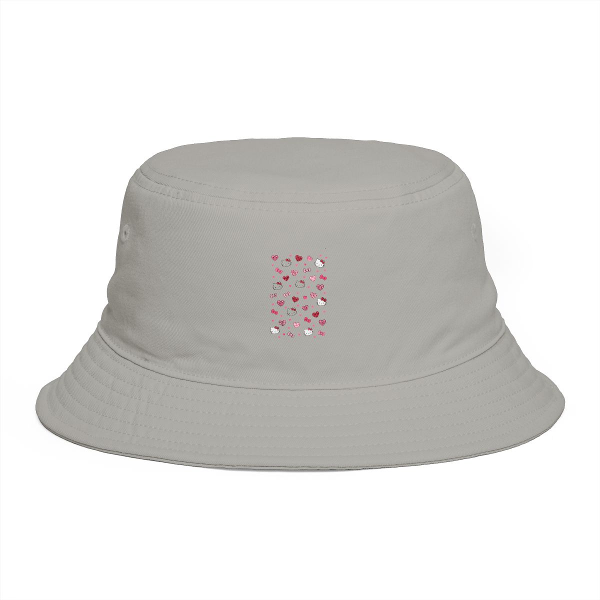 Sassy Woof Sanrio Hello Kitty Gingham Medium Pet Bucket Hat | Witch Hat Atelier - alternate angle 4, merchandise