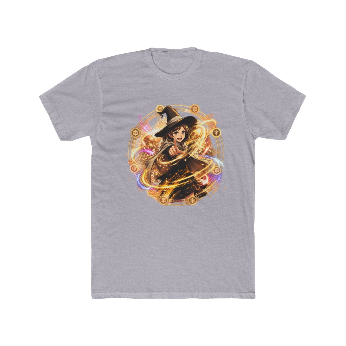 Golden Apprentice Witch - Magic Circle Art T Shirt | Witch Hat Atelier - alternate angle 2, merchandise