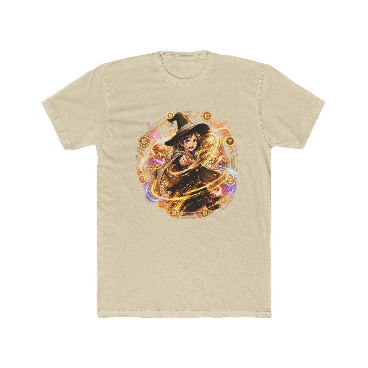 Golden Apprentice Witch - Magic Circle Art T Shirt | Witch Hat Atelier - alternate angle 4, merchandise