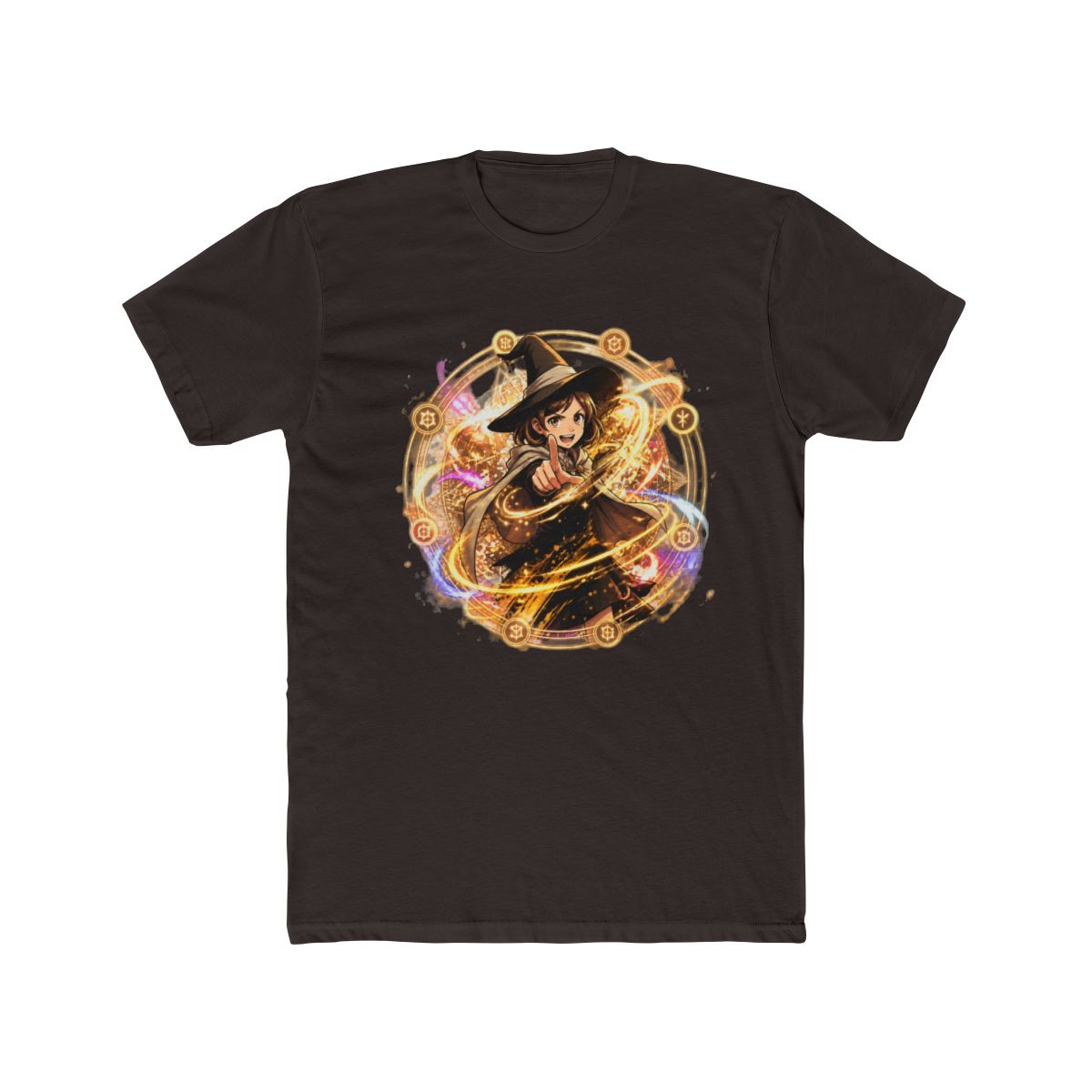 Golden Apprentice Witch - Magic Circle Art T Shirt | Witch Hat Atelier