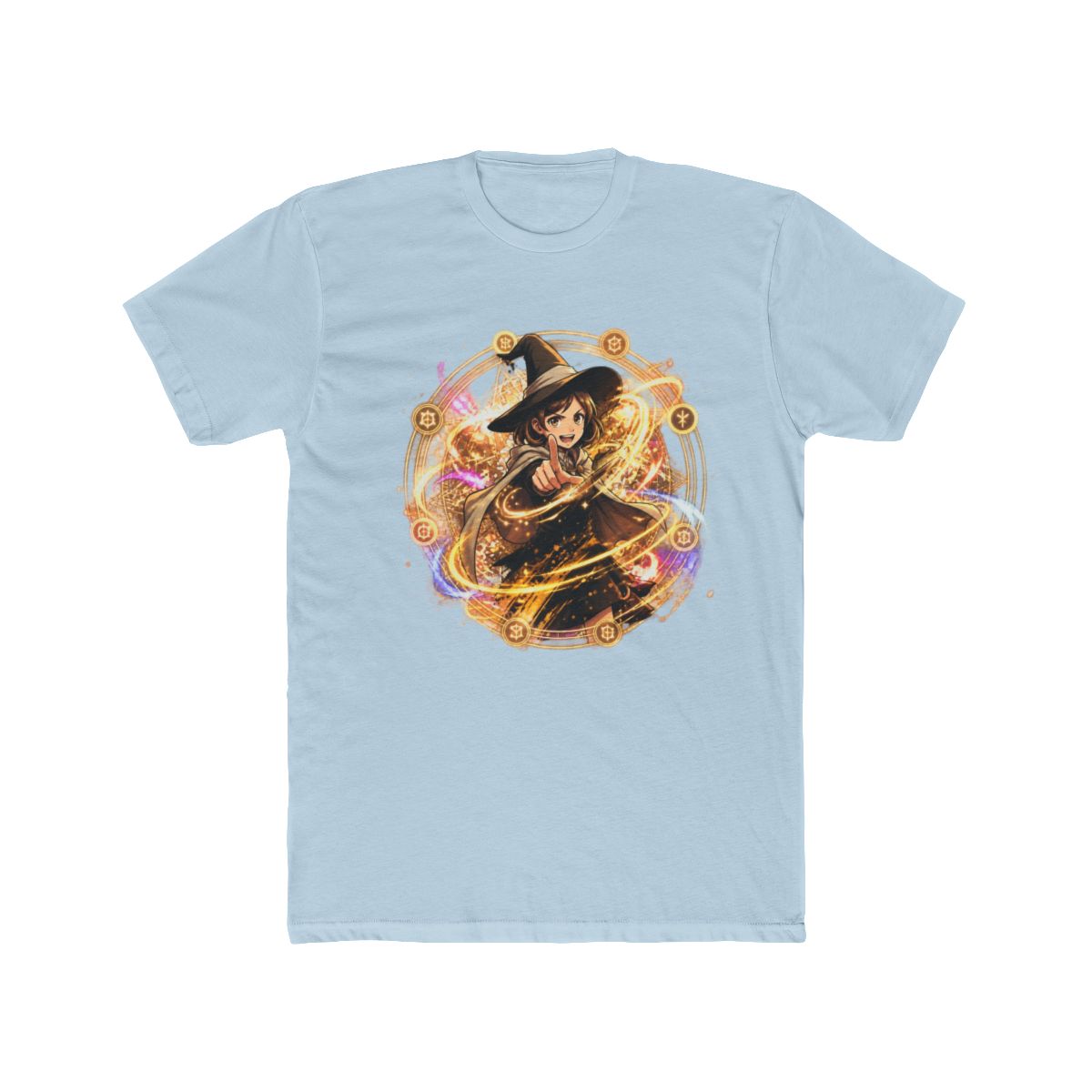Golden Apprentice Witch - Magic Circle Art T Shirt | Witch Hat Atelier - alternate angle 4, merchandise