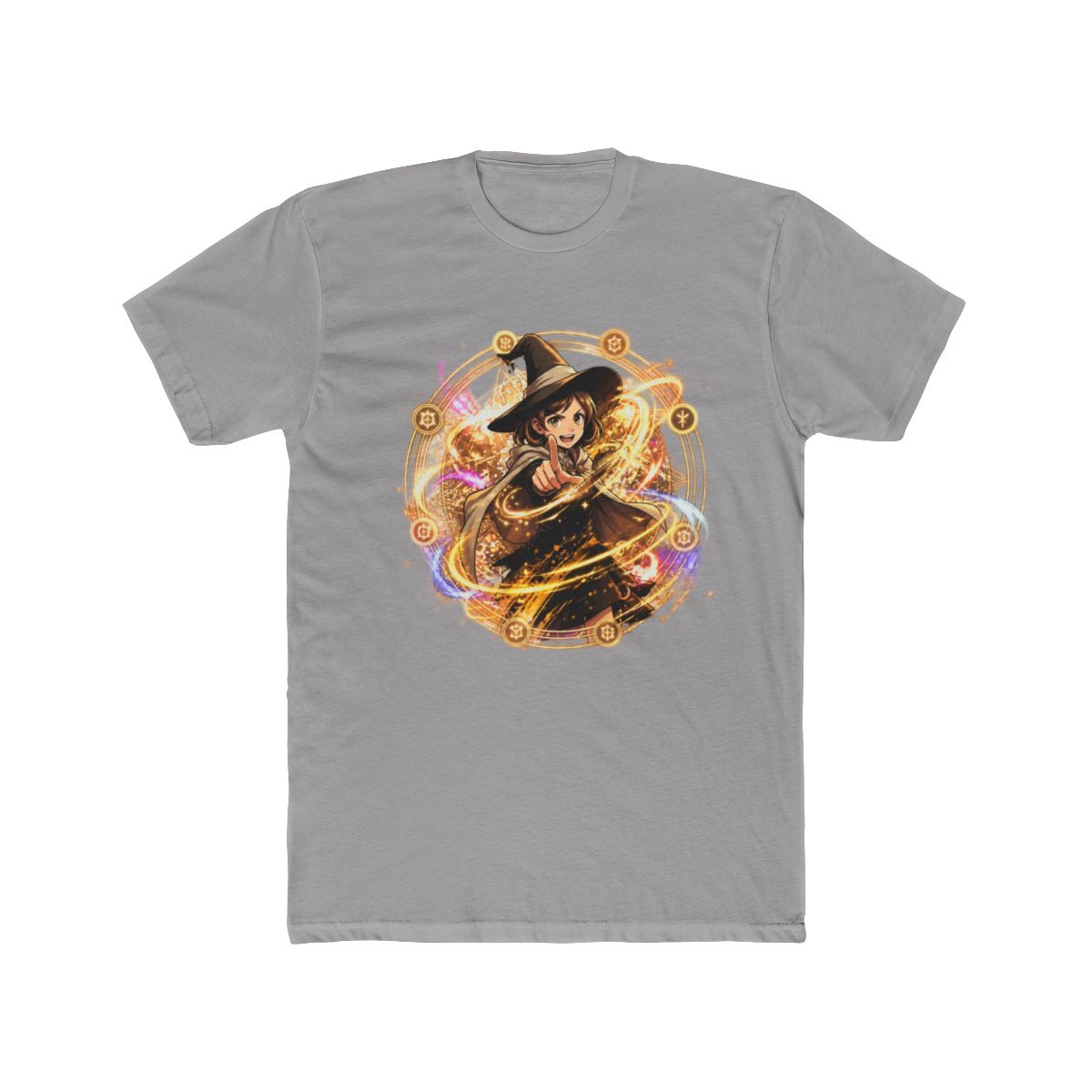 Golden Apprentice Witch - Magic Circle Art T Shirt | Witch Hat Atelier - alternate angle 2, merchandise