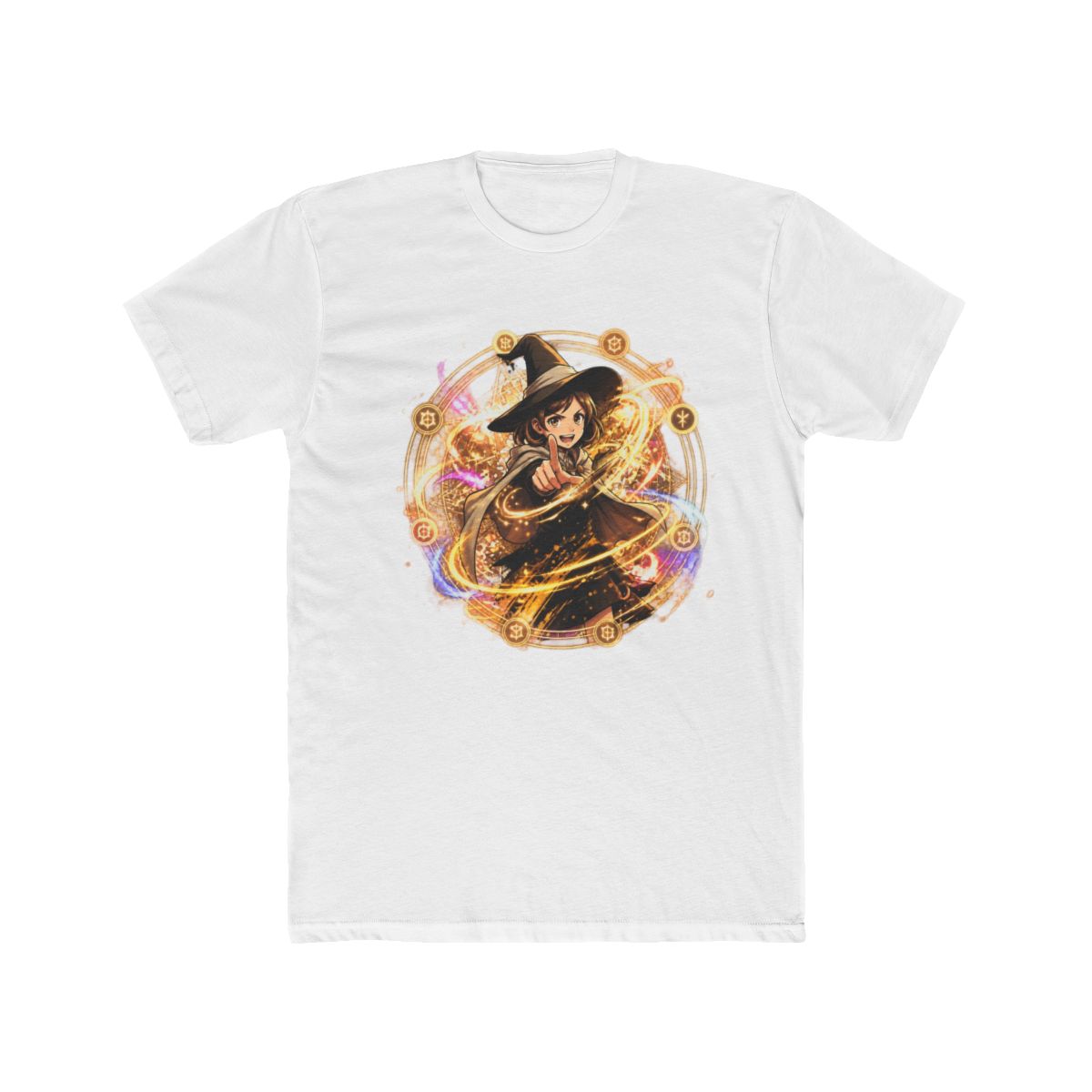 Golden Apprentice Witch - Magic Circle Art Atelier T-Shirt