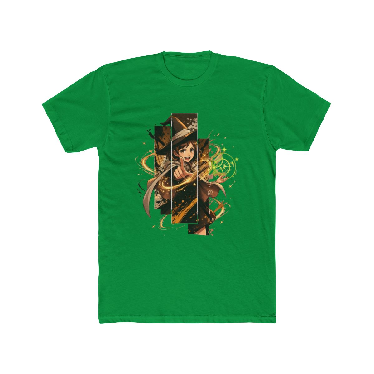 Golden Apprentice Witch - Magic Circle Art Long Sleeve T Shirt | Witch Hat Atelier - alternate angle 3, merchandise
