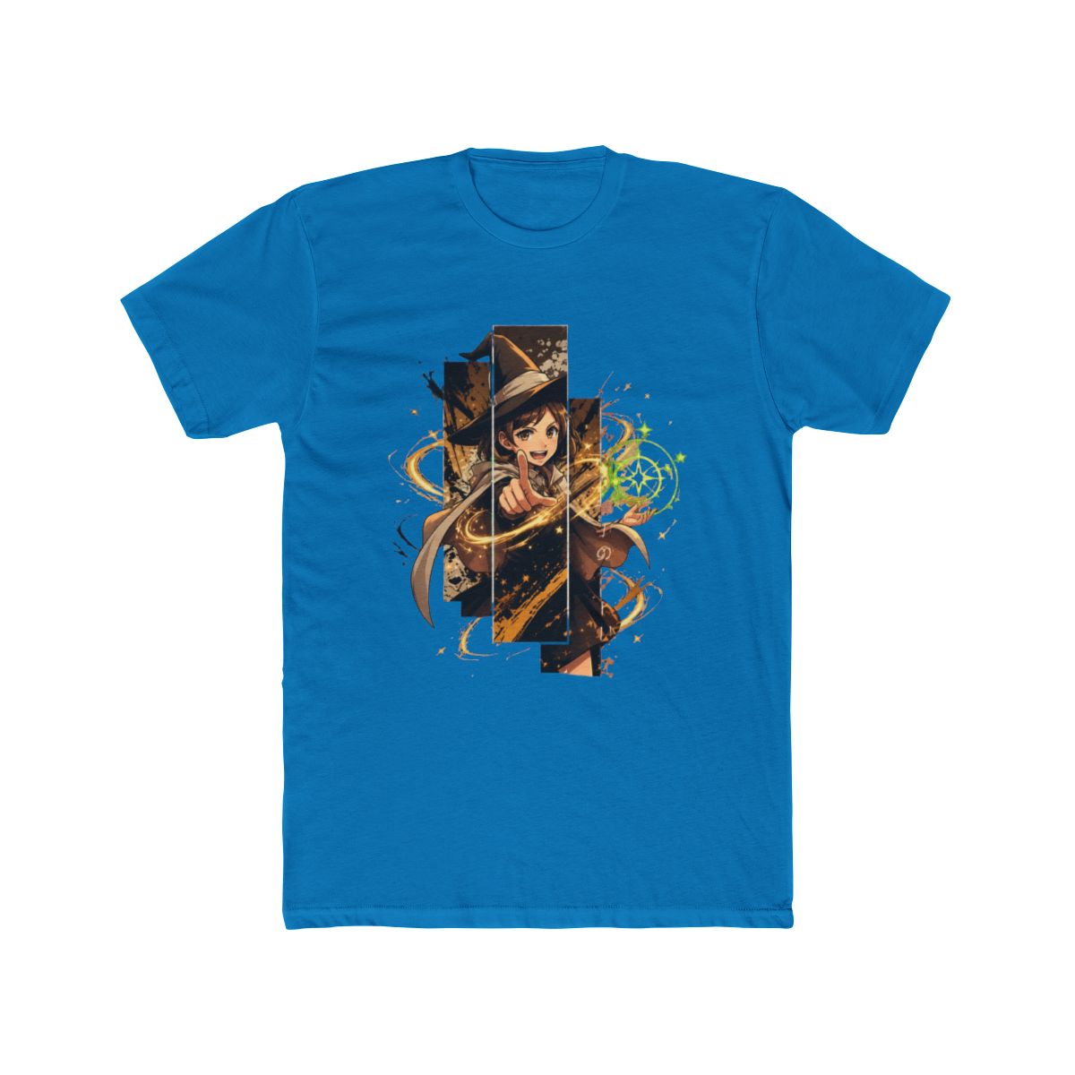 Golden Apprentice Witch - Magic Circle Art Long Sleeve T Shirt | Witch Hat Atelier - alternate angle 4, merchandise