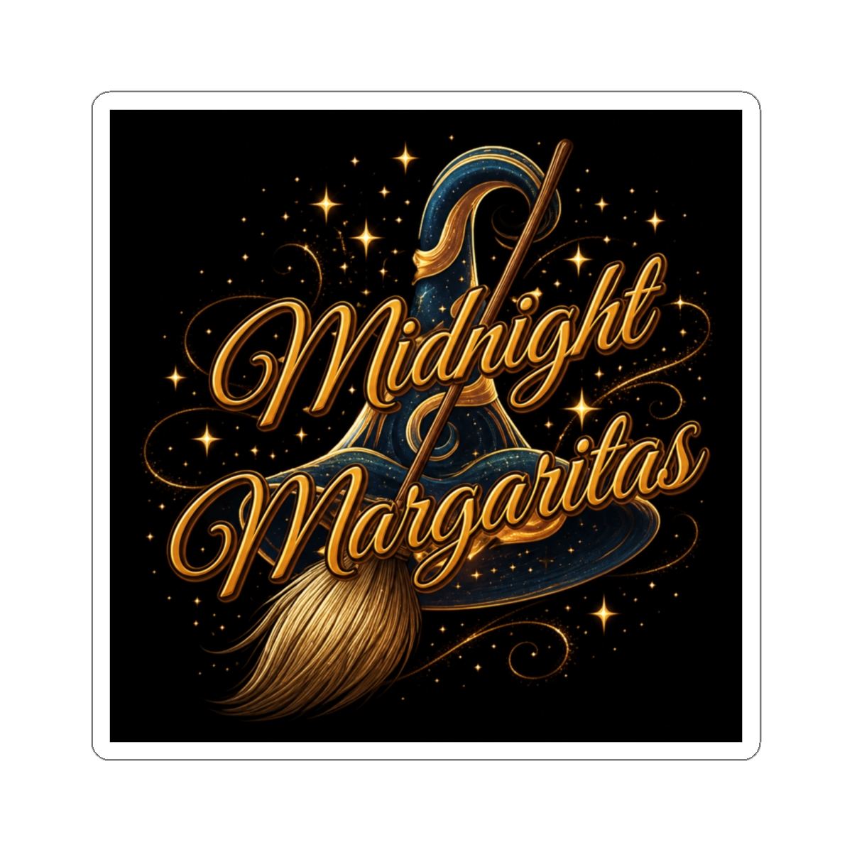 Midnight Margaritas Society Practical Magic Witch Classic Round Sticker | Witch Hat Atelier - alternate angle 2, merchandise