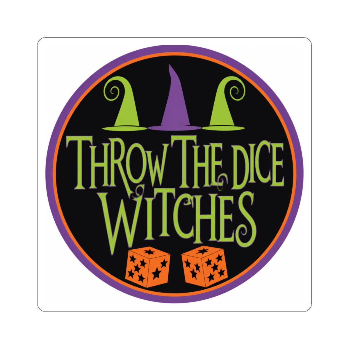 Throw The Dice WItches Stickers | Witch Hat Atelier - alternate angle 2, merchandise