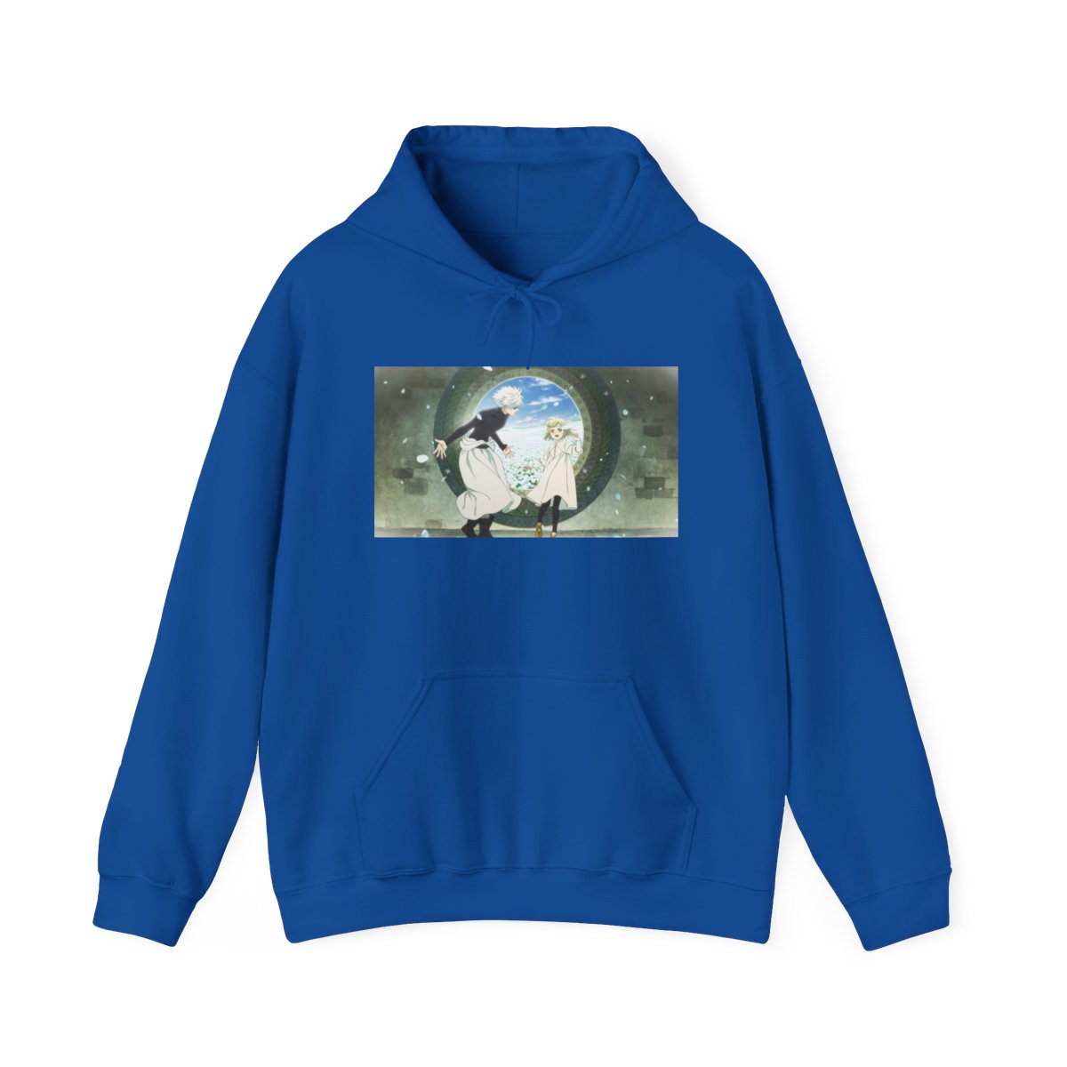 Witch Hat Atelier Moonlit Cat Silhouette Hoodie | Crescent Moon Night Scene - alternate angle 5, merchandise