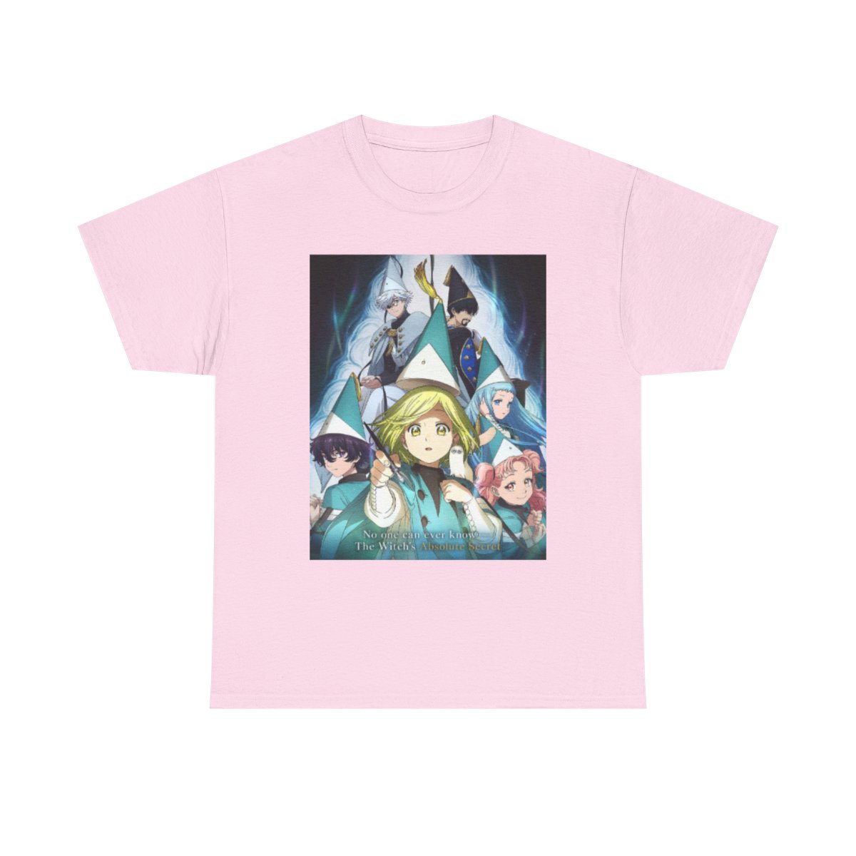 Witch Hat Atelier Anime Fantasy Character Collage T-Shirt | Group Portrait Tee - alternate angle 3, merchandise