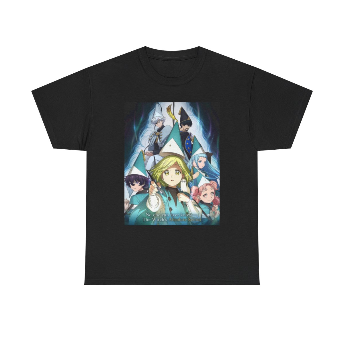 Witch Hat Atelier Anime Fantasy Character Collage T-Shirt | Group Portrait Tee - alternate angle 1, merchandise