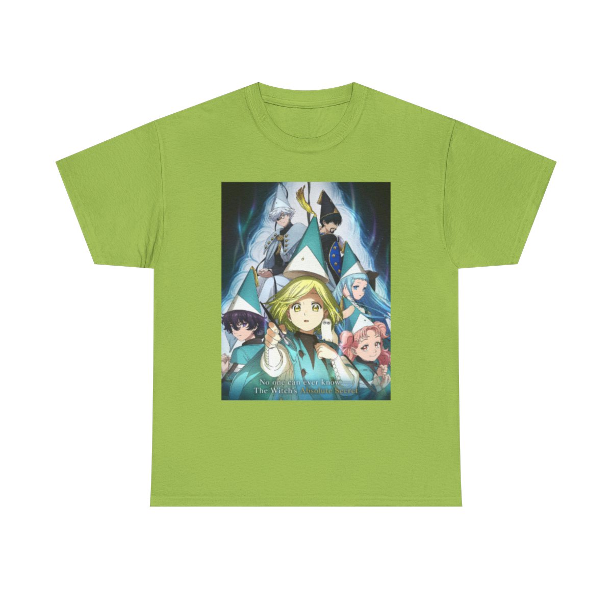 Witch Hat Atelier Anime Fantasy Character Collage T-Shirt | Group Portrait Tee - alternate angle 2, merchandise